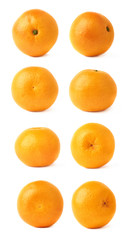 Fresh juicy grapefruit isolated over the white background