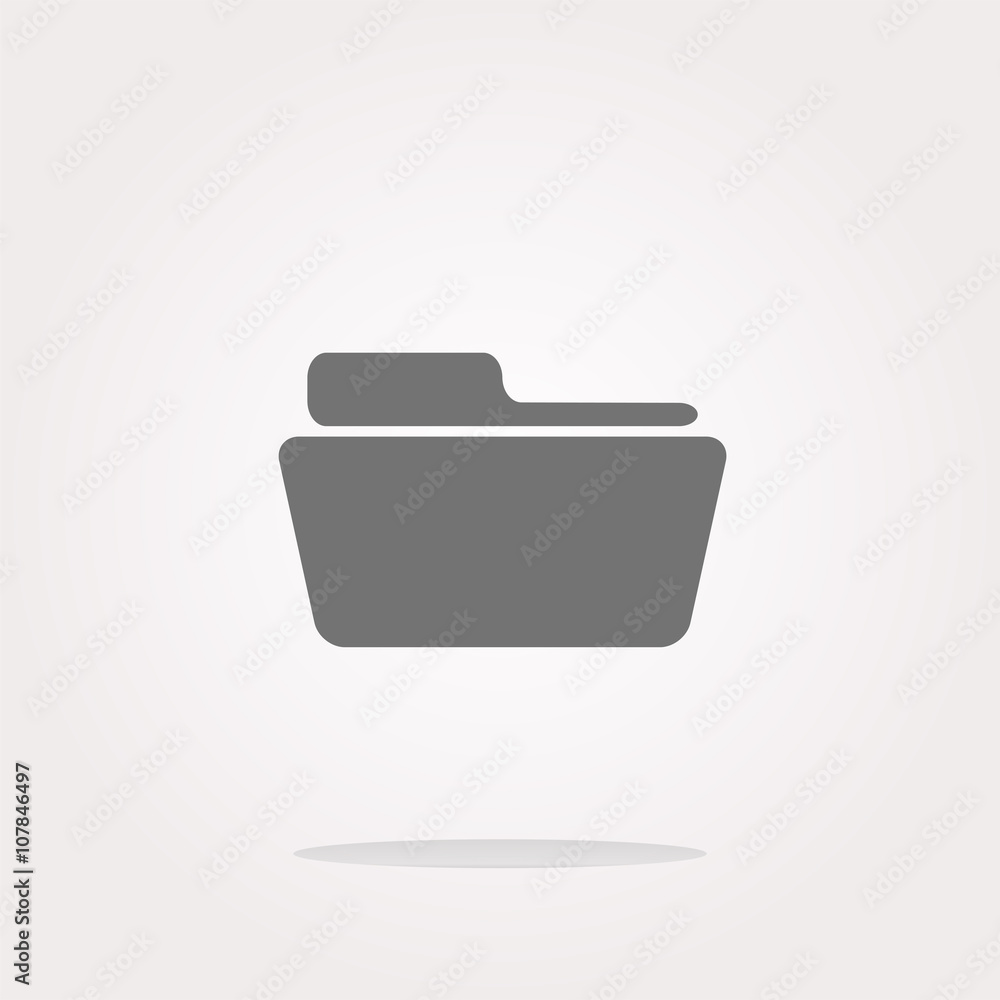 Poster folder icon vector. folder icon picture. folder icon image. folder icon graphic. folder icon art. fo