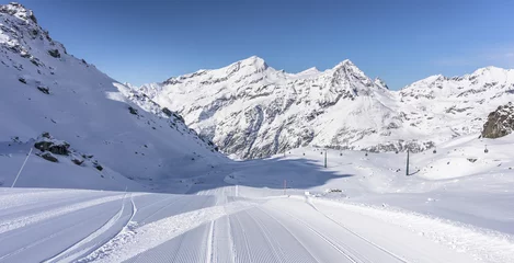 Gordijnen Groomed snow © lucianofochi