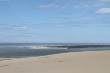 Fototapeta na wymiar La dune du pilat,bassin d'Arcachon,plus haute dune d'Europe