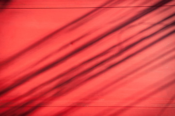 Red wood background.