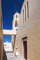 Narrow Alleyway on Santorini