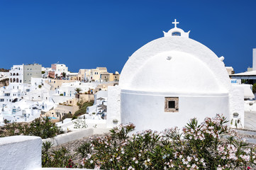 Santorini Oia Church Rear