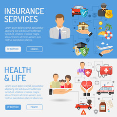 Insurance Services Banners