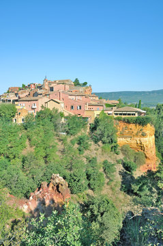 Urlaubsort Roussillon in der Provence,S&uuml;dfrankreich