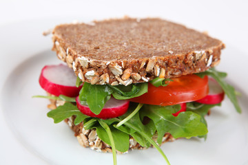 Sandwich mit Salat