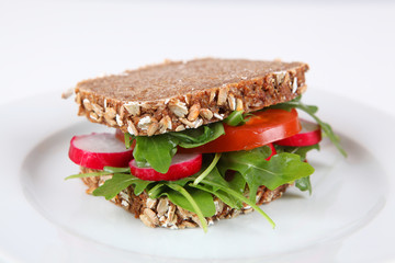 Sandwich mit Salat