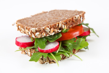 Sandwich mit Salat