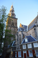 Fototapeta premium Kirche Oude Kerk in Amsterdam