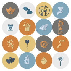 Happy Valentines Day Icons