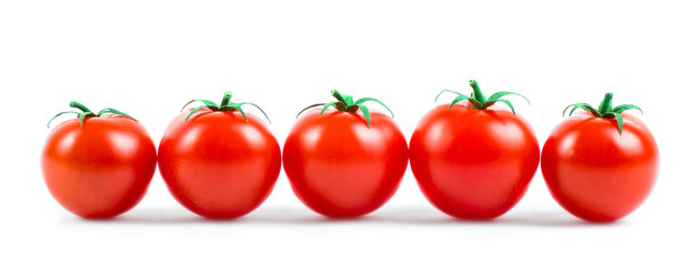 Fresh tomatoes. Isolated