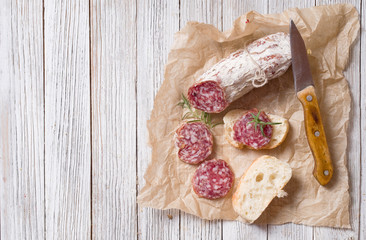 Sliced Italian Salami