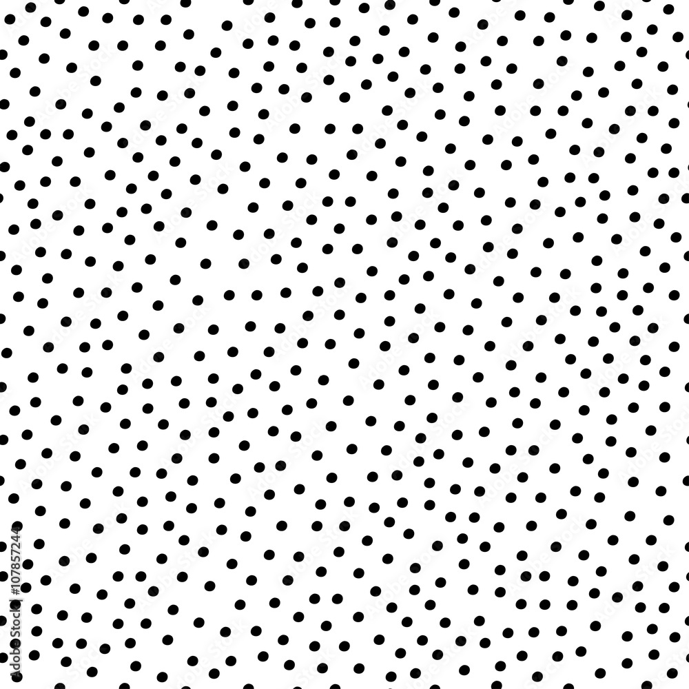 Poster seamless simple pattern with black circles