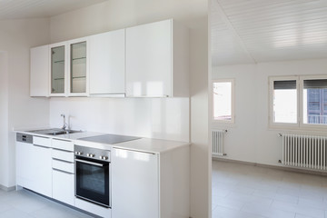 Fototapeta premium kitchen in old loft