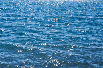 Blue sea water photo background texture