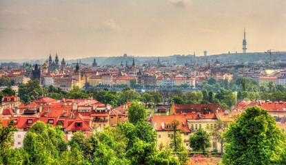 Fototapeta na wymiar View of the Prague Old Town