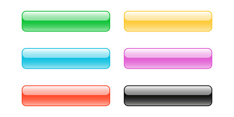 Set of web buttons