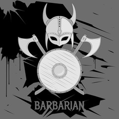 Barbarian armored logo