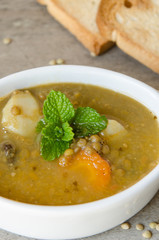 Lentil soup