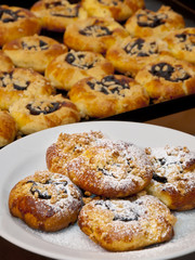 Czech traditional bakery product - kolace
