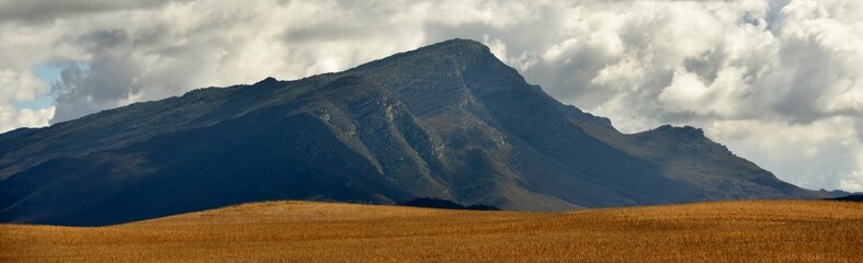 Fototapeta premium Landscape with Mountain and cloudy sky