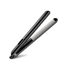 Hair iron isolated on white vector