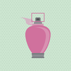 Icon design of perfum , vector illustration