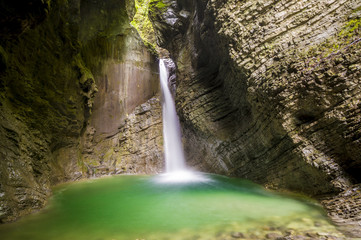 kozjak waterfall, slovenia
