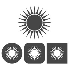 Sun - vector icon