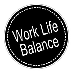 Work Life Balance sticker