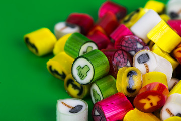 colorful multi-colored candy