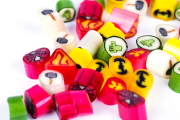 colorful multi-colored candy