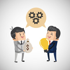 Businessman graphic design