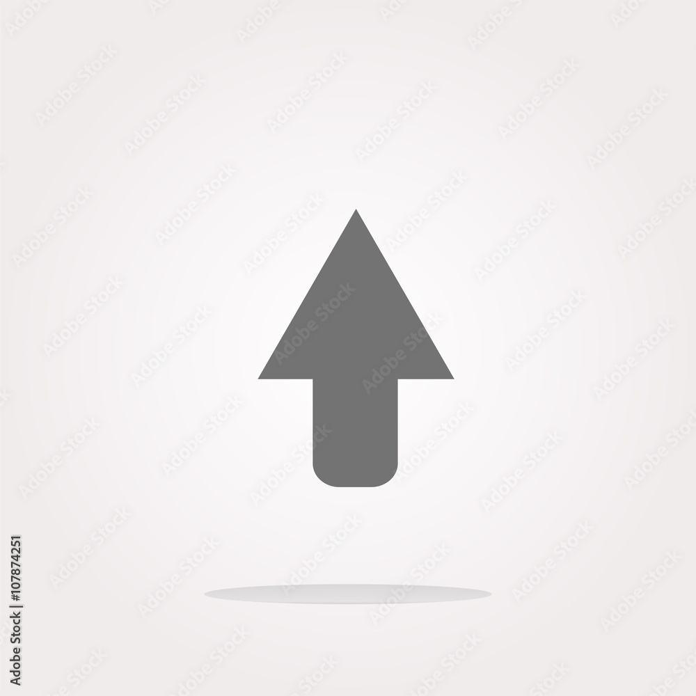 Poster vector icon arrow - web button. web icon art. graphic icon drawing