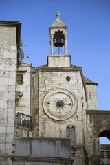 City clock in Split, Croatia