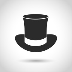 vector black hat icon