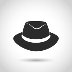 vector black hat icon