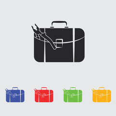 Toolbox vector simple icon.
