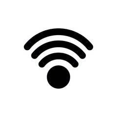 Wifi icon. Internet symbol vector illustration