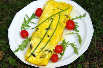 omelette aux trompettes de la mort 