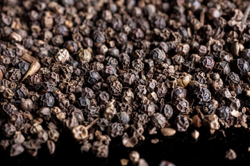 Scattered black pepper
