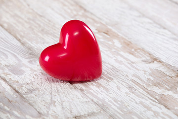 Hearts on old wood.