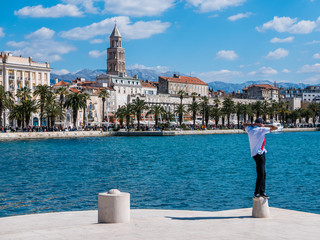 Naklejka premium Split, Croatia