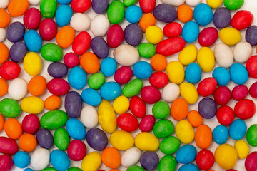 Backdrop from Multicolored Sweet Candy