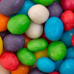 Backdrop from Multicolored Sweet Candy