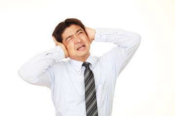 苦悩するビジネスマン