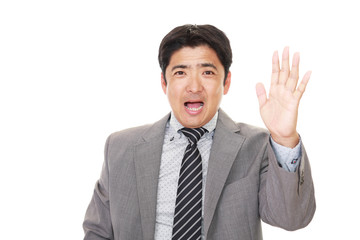 笑顔のビジネスマン