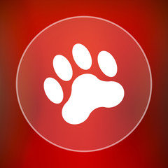 Paw print icon