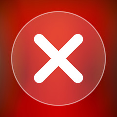 Obraz premium X close icon