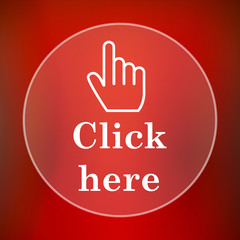 Click here icon